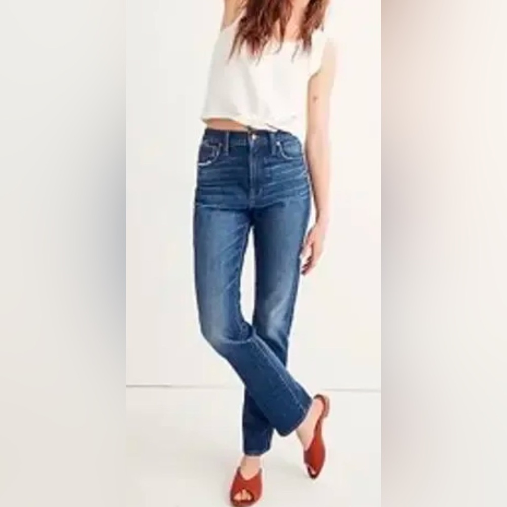 Like new! Madewell 27 The High-Rise Slim Boyjean